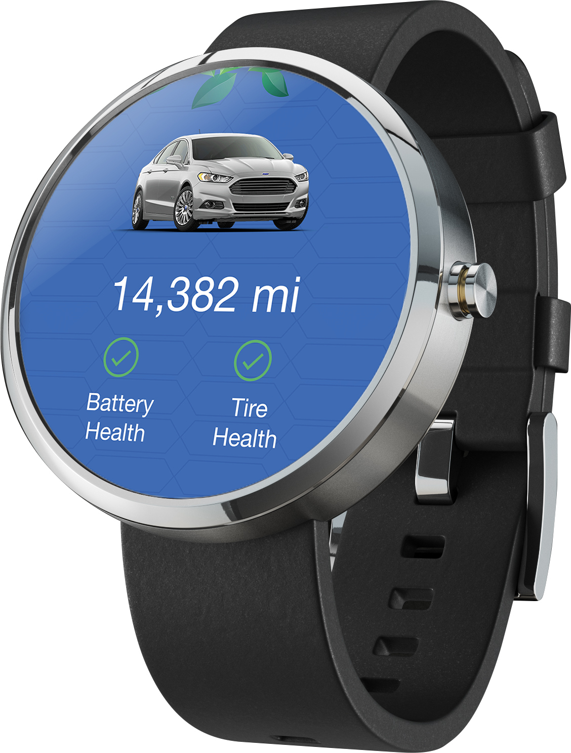 MyFord Mobile App for Android Wear Home Screen Scroll